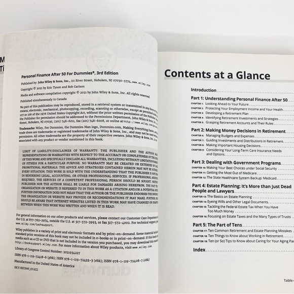 Personal Finance After 50 for Dummies 3rd Edition 2021 - Picture 8 of 10